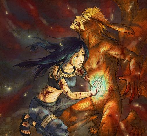 Hinata love vs Naruto Kyuubi
